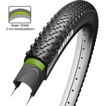 Obor Pangolin 28 x 1,5 (622-40) cyclocross, gravel külső gumi (köpeny), defektvédett (Green Shield), 765g, fekete