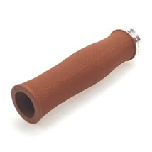 Velotech bilincses markolat, 130-130 mm, barna, ezüst színű bilinccsel
