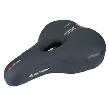 Velotech Trekking Basic unisex trekking nyereg, 255 x 175 mm, anatómikus, fekete