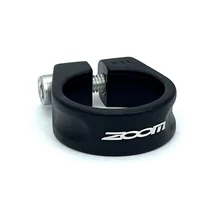 Zoom csavaros nyeregcső bilincs, 28,6 mm, fekete