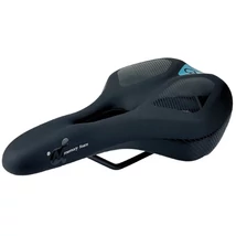 DDK Comfort Plus E-bike Trekking unisex komfort nyereg, 274 x 162 mm, memóriahabos, fekete