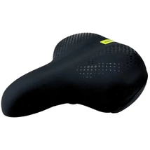 DDK Ergonom E-bike City unisex komfort nyereg, 260 x 211 mm, memóriahabos, 662 g, fekete