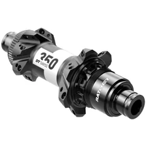DT Swiss 350 Straightpull hátsó kerékagy, 28H, tárcsafékes (CenterLock), átütőtengelyes (12x148 mm), Boost, Sram XD kazettával, 215g, fekete