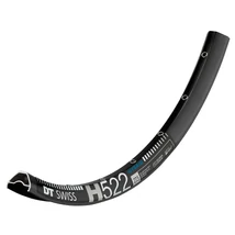 DT Swiss H 522 MTB felni, 27,5 colos (584x30/25 mm), 28H, tárcsafékes, fekete, 535g
