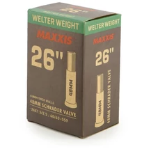 Maxxis Welter Weight (0,8 mm) 26 x 1,5/2,5 (40-63-559) MTB belső gumi 48 mm hosszú szeleppel, autós