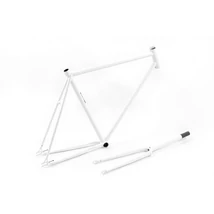 Csepel Royal 4* 2022 28-as (622-es) fixi-single speed kerékpár váz és villa szett, acél, fehér, 600-as vázméret