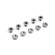 Csepel lánckerék rögzítõ csavar szett (5 db, 6,5 mm), ezüst