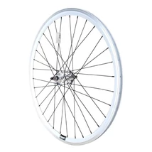 Csepel Royal Luxus 700c (622 mm) fixi flip-flop hátsó kerék, csavaros tengellyel, fehér