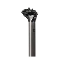 Bontrager Pro karbon nyeregcső, 31,6x330 mm, két csavaros, 15 mm hátrahajló fejjel, szürke