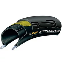 Continental Grand Prix Attack 622-23 (700x23C) külső gumi (köpeny), defektvédett (VectranBreaker), kevlárperemes, Black Chili, 180g
