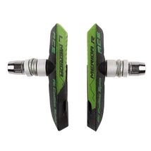 Merida ACS 2 zónás MTB csavaros fékpofa, 72 mm, egy pár, zöld-fekete