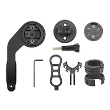 Spyral computer tartó konzol kormányra, műanyag, GoPro, Garmin, Bryton, Xoss, fekete