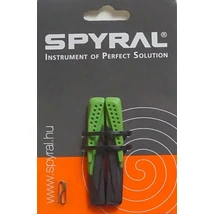 Spyral csere fékbetét gumi V-fékhez, 72mm, fekete-zöld