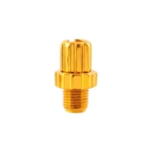 Spyral fékbowden állító csavar fékkarba, alu, 10 mm, 1 db, arany színű