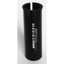 Spyral nyeregcső adapter 27,2 - 31,8 mm, fekete színű