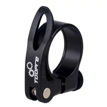 Toopre gyorszáras nyeregcső bilincs, 34,9 mm, fekete
