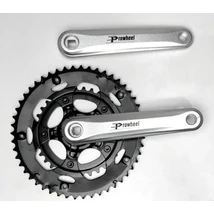 Prowheel A00E négyszögtengelyes kompakt országúti hajtómű, 34-50T, 2x8s, 170 mm, alumínium, ezüst - fekete