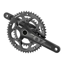 Prowheel Ounce 621C-N integrált tengelyes országúti hajtómű 34-50T, 2x10, 172,5 mm, alumínium, fekete