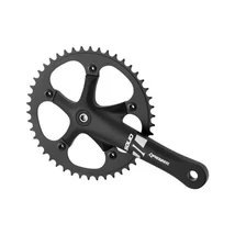 Prowheel Solid 244T-F négyszögtengelyes hajtómű, 44T, 1s, 170 mm, alumínium, fekete