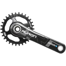 Suntour Auron integrált tengelyes MTB hajtómű 34T, 175 mm, 1x11-12s, karbon, középcsapággyal, fekete