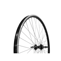Remerx 26-os (20x559mm) MTB hátsó kerék, menetes racsnihoz, csavaros tengellyel, duplafalú felni, fekete