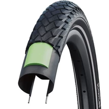 Schwalbe Green Marathon HS620 28x1,25 (32-622) külső gumi (köpeny), defektvédett (GreenGuard), reflexcsíkos, Addix Eco, E25, 660 g