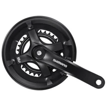 Shimano Tourney FC-TY501-2 négyszögtengelyes trekking hajtómű 30-46T, 175 mm, alumínium, LV, fekete