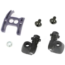 Shimano Sora műanyag bowdenvezető és -állító szett középcsapágyházra és fékkarhoz, 2-es, fekete