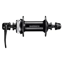 Shimano Cues HB-QC300 első kerékagy, 32H, tárcsafékes (CenterLock), gyorszáras, fekete, OEM kiszerelés