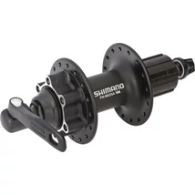 Shimano FH-M525 MTB hátsó kerékagy, 36H, kazettás lánckeréksorhoz, gyorszáras, tárcsafékes (6 csavaros), fekete