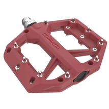 Shimano PD-GR400 platform pedál, műanyag, cserélhető szegecsekkel, piros