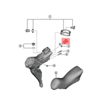 Shimano SM-BH90 csatlakozócsavar fékváltókarhoz és hidraulikus fékvezetékhez, M9, Dura-Ace, Ultegra, 105, GRX