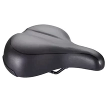BBB BSD-94 Meander Upright városi komfort nyereg, 265x225 mm, 718g, fekete