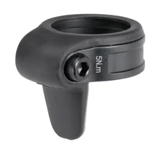 BBB BSP-88 CollarClamp nyeregcső bilincs, csavaros, gumiborítással, 31,8 mm, alumínium, fekete