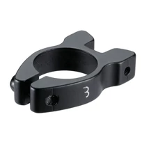 BBB BSP-99 CarrierClamp nyeregcső bilincs, csavaros, 28,6 mm, alu, csomagtartó rögzítőszemekkel, fekete