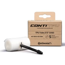 Continental ContiTPU 27,5, 27,5x1,50/2,30 (40/60-584) MTB belső gumi, TPU, SV60 (60 mm hosszú presta szeleppel), 43g, fehér
