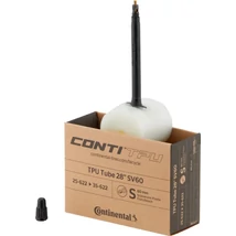 Continental ContiTPU 28, (25/35-622) belső gumi, TPU, FV60 (60 mm hosszú presta szeleppel), 35g, fehér