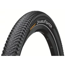 Continental Double Fighter III 26x1,9 (50-559) külső gumi (köpeny), reflexcsíkos, 790g, fekete