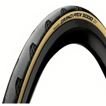 Continental Grand Prix 5000 AS TR 32-622 (700x32C) külső gumi (köpeny), defektvédett (Vectran Breaker), kevlárperemes, TL-Ready, 395g, krémszínű oldalfal