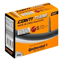 Continental Race28 Supersonic 622 x 20/25 (700c) DO országúti belső gumi, FV42 (42 mm hosszú szeleppel, presta), 50g