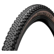 Continental Terra Trail 28x1,75 (45-622) gravel külső gumi (köpeny), kevlárperemes, defektvédett (Shieldwall), TL-Ready, E25, barna oldalfalú, 520g