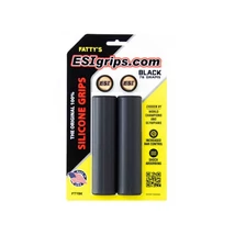 Esi Grips Fatty's vízálló szilikon szivacs markolat, 132x35 mm, fekete