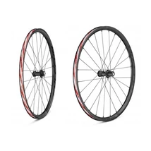 Fulcrum Rapid Red 3 28 colos (622x24) gravel kerékszett, tárcsafékes (Centerlock), átütőtengelyes (12x100-12x142 mm), Campagnolo N3W, TL-Ready, fekete, 1740g