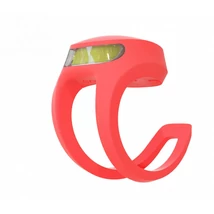 Knog Frog V3 gumipántos LED első lámpa, 40 lumen, USB-ről tölthető, narancssárga