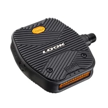 Look Geo City Grip platform pedál, cserélhető Vibram taposóval, műanyag, fekete