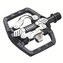 Look X-Venture Plus kombinált (SPD patent és alu keretes) pedál, taposófelülettel, 430g, fekete