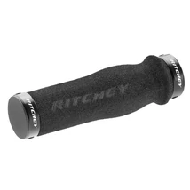Ritchey WCS Ergo HD Locking bilincses szivacs markolat, 129 mm, fekete, fekete bilinccsel