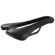 Selle San Marco Aspide Short Carbon FX Narrow férfi sport nyereg, karbon pálcák, 250x139 mm, 149g, feket​e színű