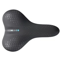 Selle San Marco Bioaktive Trekking Large Full-Fit Gel komfort nyereg, 250x196 mm, zselés, 450g, feket​e