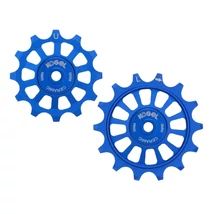 Kogel váltógörgő készlet (alsó és felső), Dura-Ace, Ultegra, 105, 12-14T, kerámia csapágyas, alu, kék